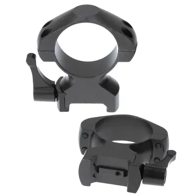 BAUER Montážna sada d=30 mm, Štandard (Výška=15mm, pre Weaver, rychloupinák, oceľ)