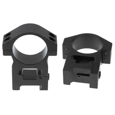 BAUER Montážna sada d=30 mm, Vysoká (Výška=24,5mm, pre Weaver, Stop-Pin, hliník)