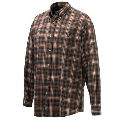 Wood Flannel košeľa - Tobacco