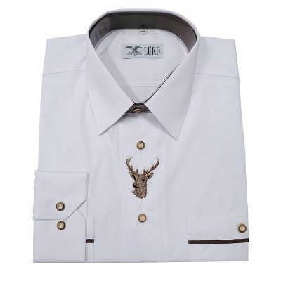 LUKO pánska obleková košeľa s výšivkou 182115