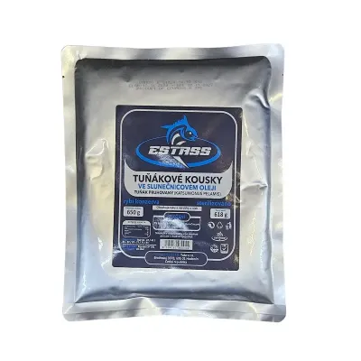 Estass Tuniakové kúsky v slnečnicovom oleji 650g