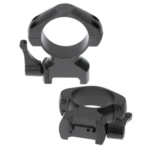 BAUER Montážna sada d=30 mm, Štandard (Výška=15mm, pre Weaver, rychloupinák, oceľ)