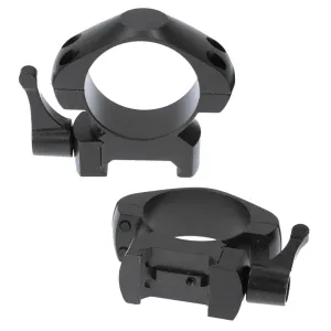 BAUER Montážna sada d=30 mm, Nízka (Výška=6,7 mm, pre Weaver, rychloupinák, oceľ)