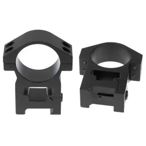 BAUER Montážna sada d=30 mm, Vysoká (Výška=24,5mm, pre Weaver, Stop-Pin, hliník)