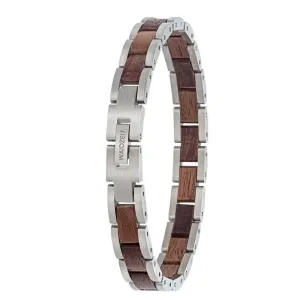 Element Hnedý drevený náramok