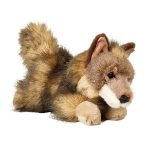 Vlk plyšový ležiaci