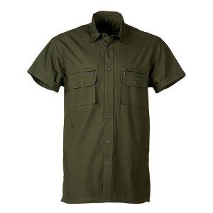 Popeline košela krátky rukáv