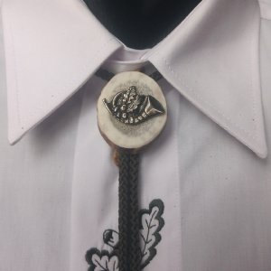 Poľovnícka kravata Bolo - Lesný roh I