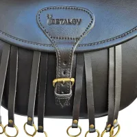 Poľovnícka kožená kapsa BROWN