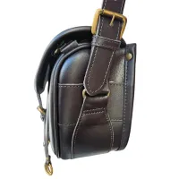 Poľovnícka kožená kapsa BROWN