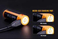 Dobíjateľná USB-C batéria Fenix 18650 2600 mAh (Li-Ion)