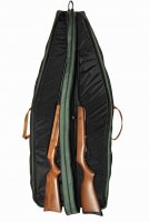 Dvojpuzdro s koženkou na 2 zbrane