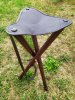 Trojnožka 80cm - tmavohnedá